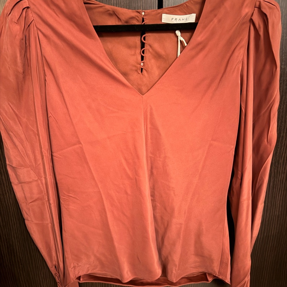 Frame silk top - Picture 3 of 3
